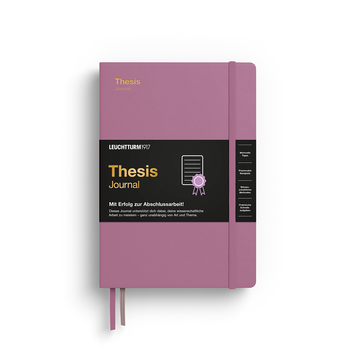 Thesis Journal Medium (A5), Dusty Rose, English