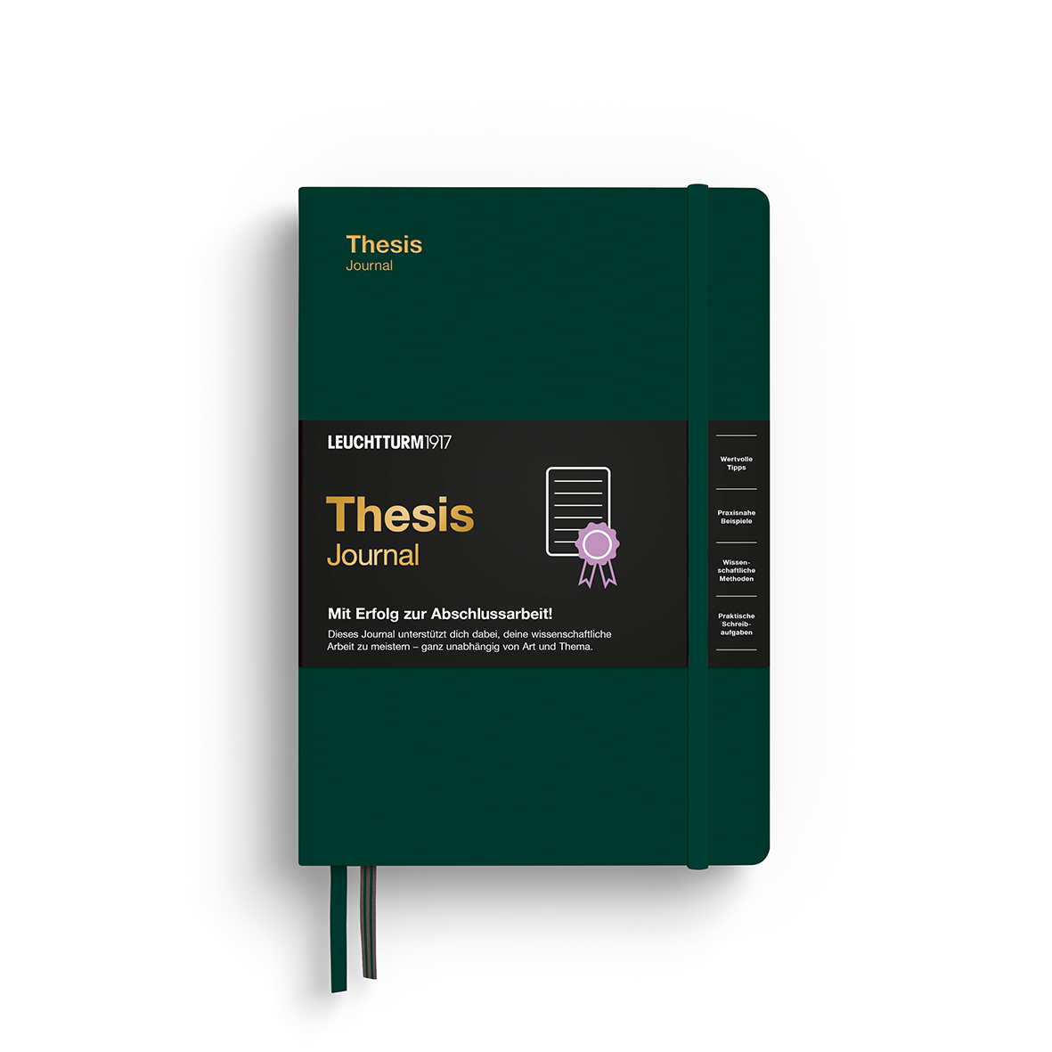 Thesis Journal Medium (A5), Forest Green, English