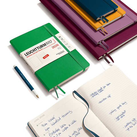 Agenda Semana Vista y Libreta 2026, Rayado