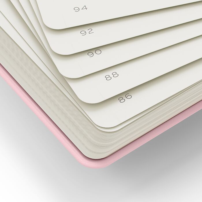 Libreta Medium (A5), Tapa dura, 251 Páginas numeradas, Powder, Liso