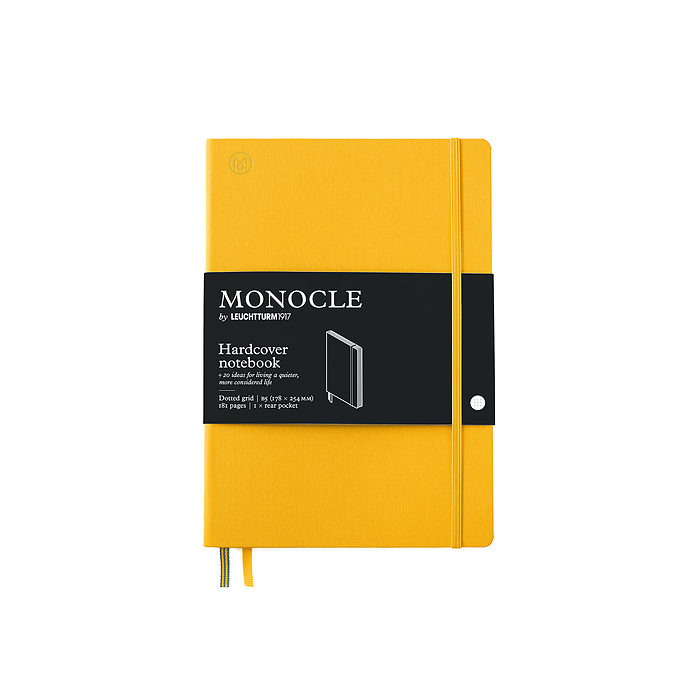 Libreta Composition (B5) Monocle, Tapa dura, 192 páginas numeradas, Yellow, Punteado