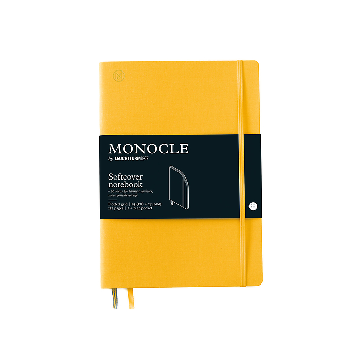 Libreta Composition (B5) Monocle, Tapa blanda, 128 páginas numeradas, Yellow, Punteado