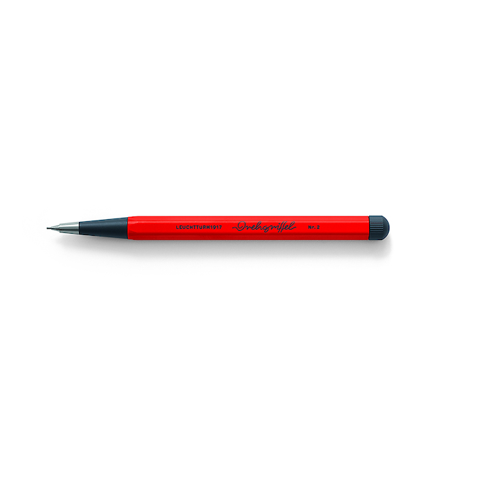 Drehgriffel Nr. 2, Lápiz, mina de grafito (grosor 0, 7 mm),  HB, Rojo