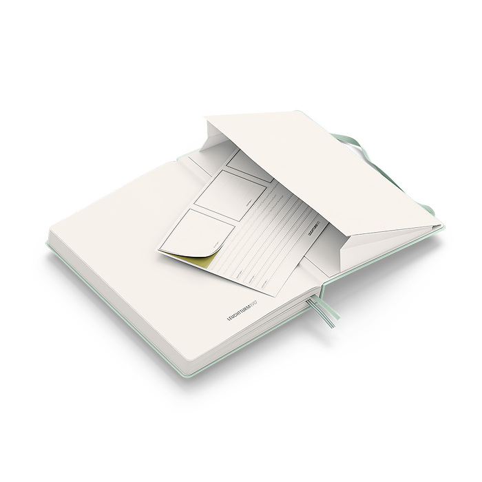 Libreta Medium (A5), Tapa dura, 251 Páginas numeradas, Mint  Green, Liso