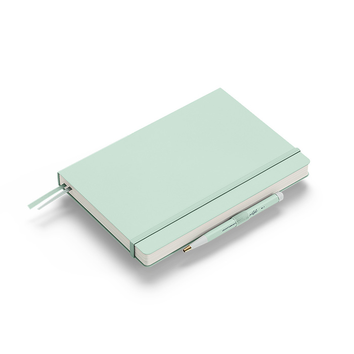 Libreta Medium (A5), Tapa dura, 251 Páginas numeradas, Mint  Green, Liso