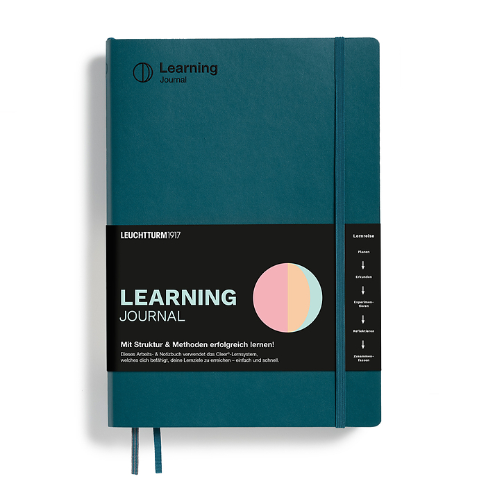 Learning Journal Composition (B5), Tapa blanda, Pacific Green, Alemán