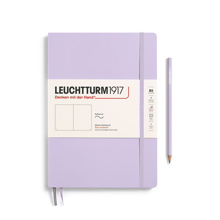 Libreta Composition (B5), Tapa blanda, 123 Páginas numeradas, Lilac, Liso