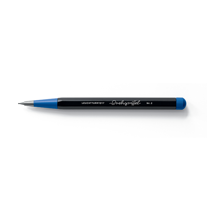 Drehgriffel Nr. 2, Negro/Azul real, Lápiz - Bauhaus Edition