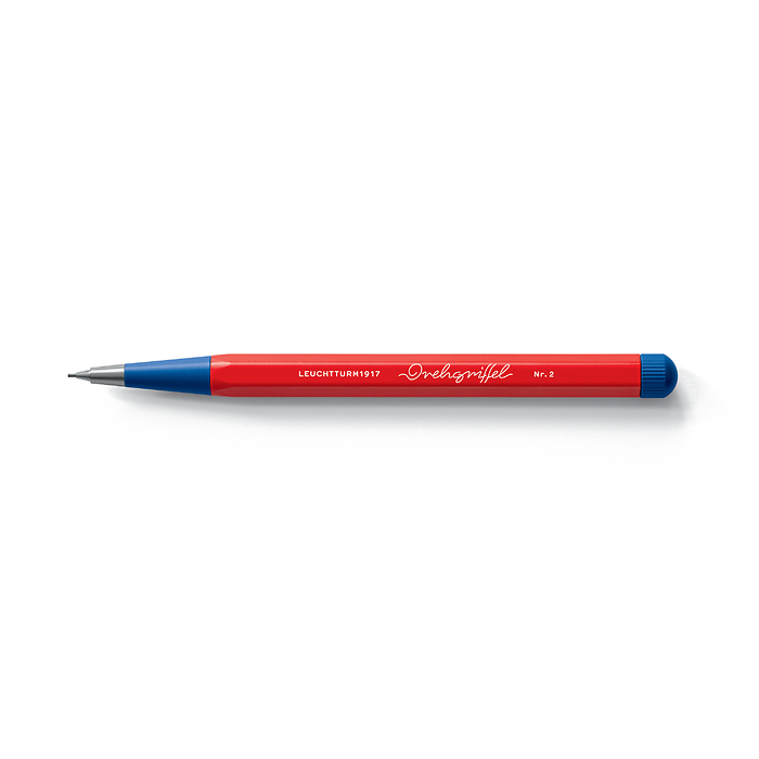 Drehgriffel Nr. 2, Rojo/Azul real, Lápiz - Bauhaus Edition