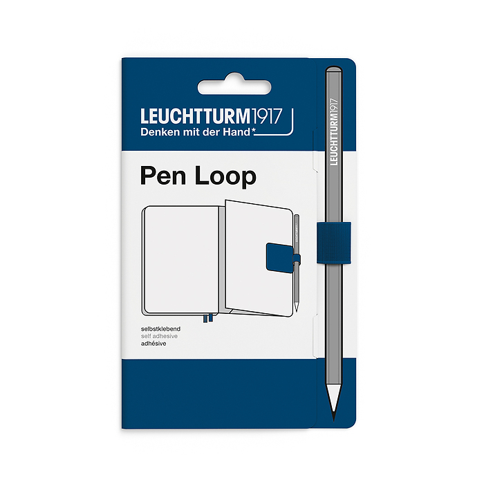 Pen Loop, lazo para Bolígrafos, autoadhesivo, Indigo