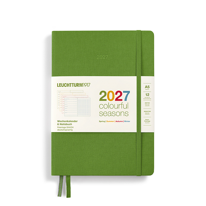 Agenda Semana Vista & Libreta Medium (A5) 2027, Colourful Seasons, Spring, Inglés