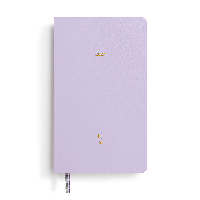 Quarterly Agenda Dá Pagína, Punteado, Pocket A6, 2027, juego de 4, Shades of Rose, Inglés