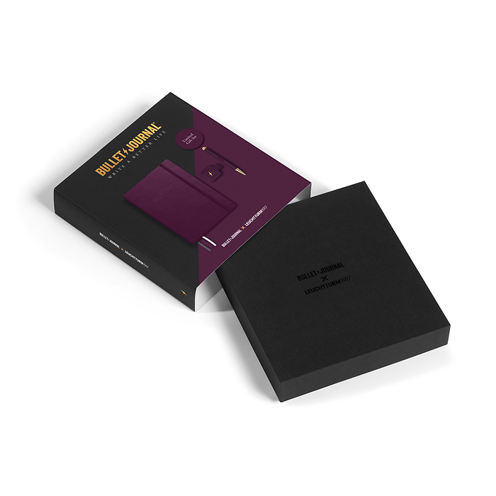 Bullet Journal Set de regalo, incl. 1 Bullet Journal Purple26, 1 DG y 1 PL en inglés