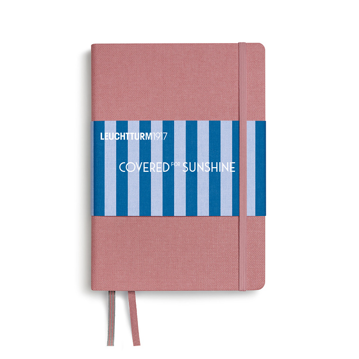 Libreta de notas Medium (A5),Tapas duras, 251 páginas num., CfS, Beach Rose, Punteado