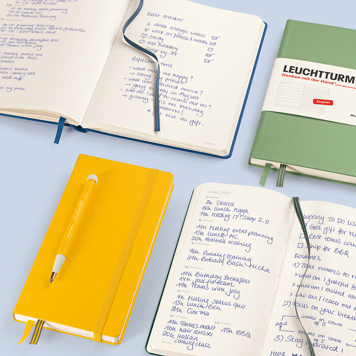 Agenda Semana Vista y Libreta 2027