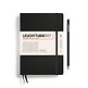 Libreta Medium (A5), Tapa dura, 251 Páginas numeradas, Negro, Rayado
