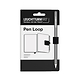 Pen Loop, lazo para Bolígrafos, autoadhesivo, Negro