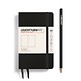 Libreta Pocket (A6), Tapa dura, 187 Páginas numeradas, Negro, Liso