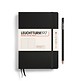 Libreta Medium (A5), Tapa dura, 251 Páginas numeradas, Negro, Punteado