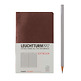 Jottbook Pocket (A6), 60 Páginas numeradas, 16 hojes perforadas, Chocolate, Cuadriculado