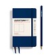 Libreta Pocket (A6), Tapa dura, 187 Páginas numeradas, Azul marino, Liso