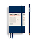 Libreta Pocket (A6), Tapa blanda, 123 Páginas numeradas, Azul marino, Rayado