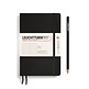 Libreta Paperback (B6+), Tapa  blanda, 123 Páginas numeradas, Negro, Punteado