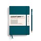 Libreta Medium (A5), Tapa dura, 251 Páginas numeradas, Pacific Green, Cuadriculado