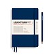 Libreta Medium (A5), Tapa blanda, 123 Páginas numeradas, Azul marino, Rayado