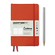 Libreta Paperback (B6+) Outlines, Tapa flex, carta náuticas, Signal Orange