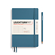 Libreta Medium (A5), Tapas blanda, 123 Páginas numeradas, Stone Blue, Punteado
