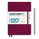 Libreta Medium (A5), Edition 120, Tapa dura, 203 Páginas numeradas, Port Red, Punteado