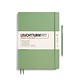 Libreta Master Slim (A4+), Tapa dura, 123 Páginas numeradas, Sage, Rayado