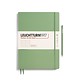 Libreta Master Slim (A4+), Tapa dura, 123 Páginas numeradas, Sage, Punteado