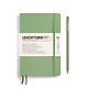 Libreta Paperback (B6+), Tapa  blanda, 123 Páginas numeradas, Sage, Rayado