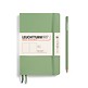 Libreta Paperback (B6+), Tapa  blanda, 123 Páginas numeradas, Sage, Liso