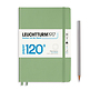 Libreta Medium (A5), Edition 120, Tapa dura, 203 Páginas numeradas, Sage, Liso