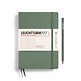 Libreta Medium (A5), Tapa dura, 251 Páginas numeradas, Oliva, Punteado
