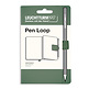 Pen Loop, lazo para Bolígrafos, autoadhesivo, Oliva