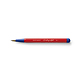 Drehgriffel Nr. 1, Rojo/Azul Real - Bolígrafo Bauhaus Edition