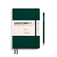 Libreta Medium (A5), Tapas blanda, 123 Páginas numeradas, Forest Green, Liso