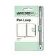 Pen Loop, lazo para Bolígrafos, autoadhesivo, Mint Green