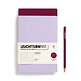 Jottbook Doble (A5 Medium), 59 P. numeradas, Punteado, Lilac & Port Red, paquete doble