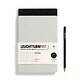 Jottbook Doble (A5 Medium), 59 P. numeradas, Punteado, Light Grey & Negro, paquete doble