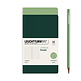 Jottbook Doble (A6 Pocket), 59 P. numeradas, Punteado, Sage  & Forest Green, paquete doble