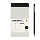 Jottbook Doble (A6 Pocket), 59 Páginas numeradas, Liso, Light Grey & Negro, paquete doble