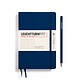 Libreta Paperback (B6+), Tapa dura, 219 Páginas numeradas, Azul marino, Punteado