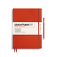 Libreta Master Slim (A4+), Tapa dura, 123 Páginas numeradas, Fox Red, Cuadriculado