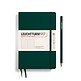 Libreta Paperback (B6+), Tapa  dura, 219 Páginas numeradas,  Forest Green, Punteado