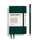 Libreta Pocket (A6), Tapa dura, 187 Páginas numeradas, Forest Green, Cuadriculado